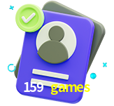 Tornar-se um membro do 159 games é muito simples